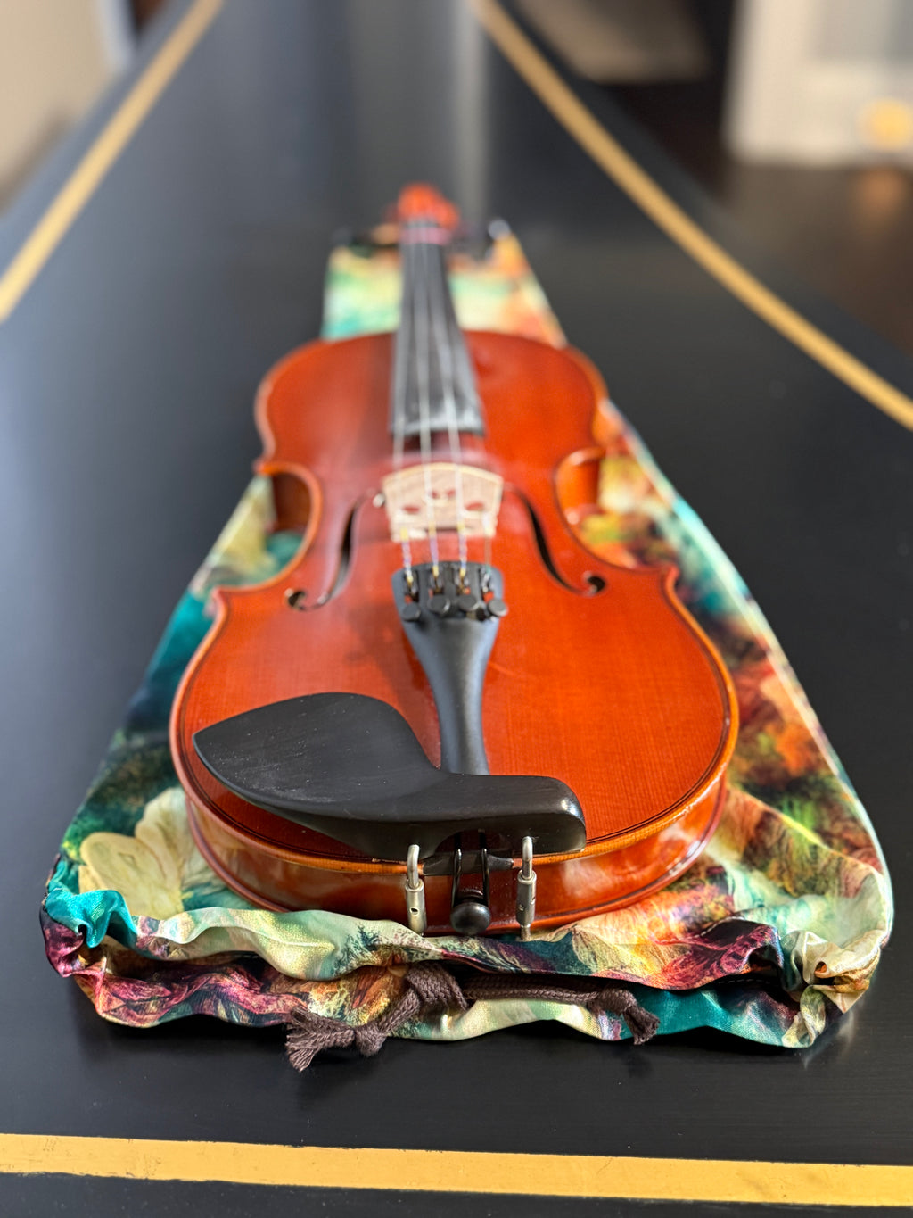 1/4 - 1/2 Size Violin Bag "Baroque Flowers"