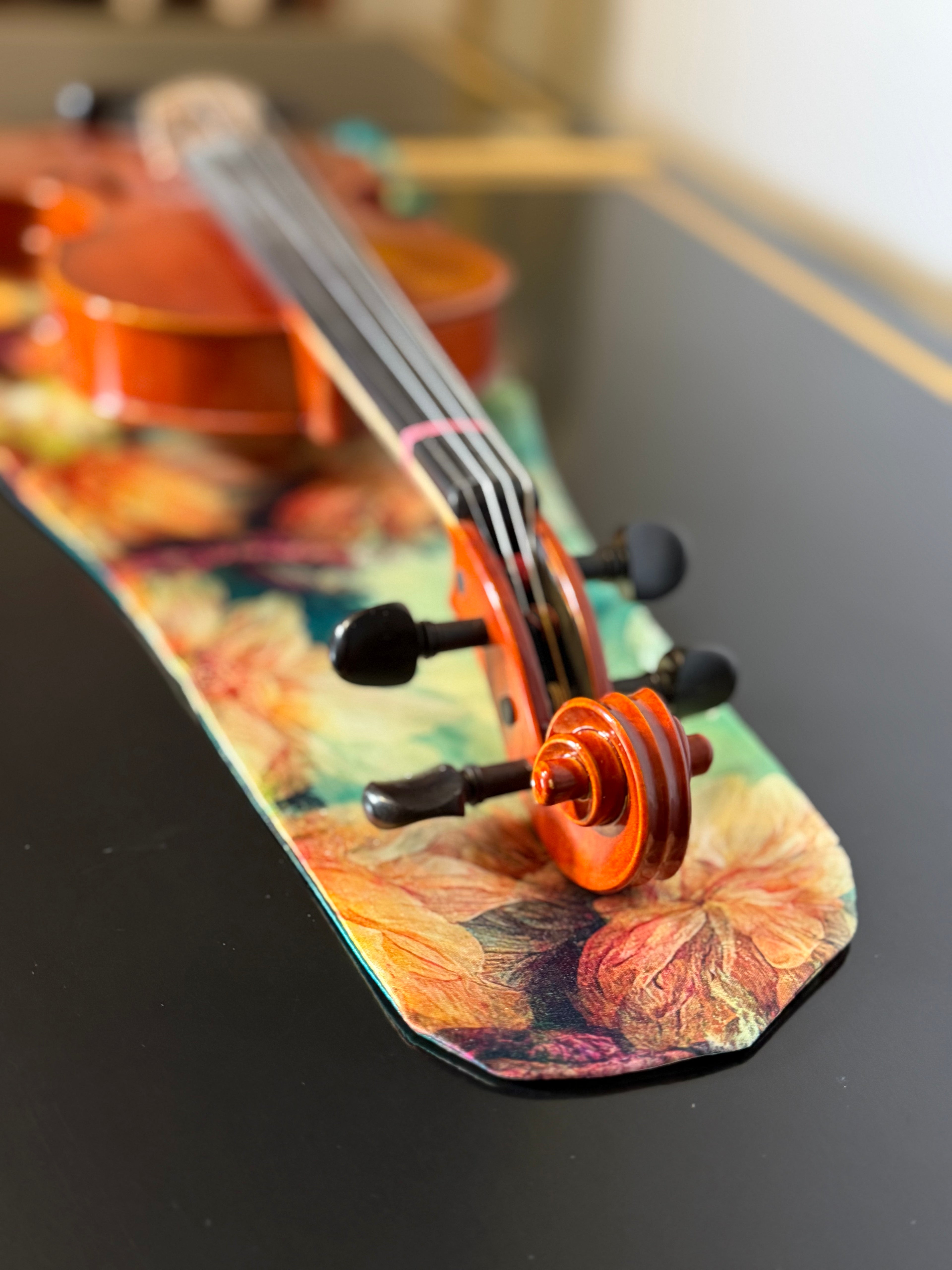 1/4 - 1/2 Size Violin Bag "Baroque Flowers"