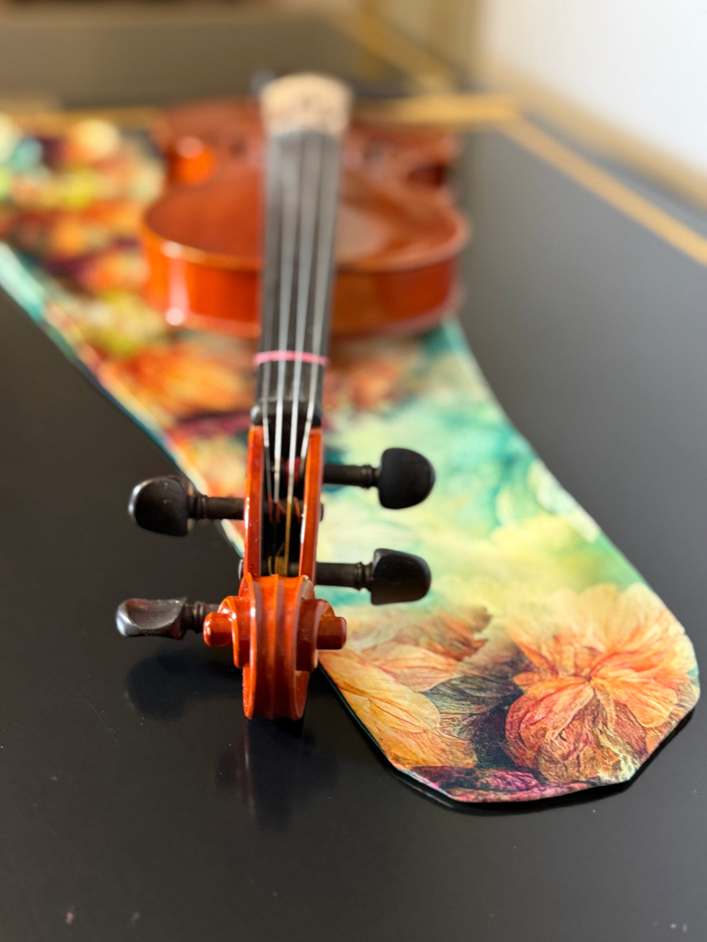 1/4 - 1/2 Size Violin Bag "Baroque Flowers"