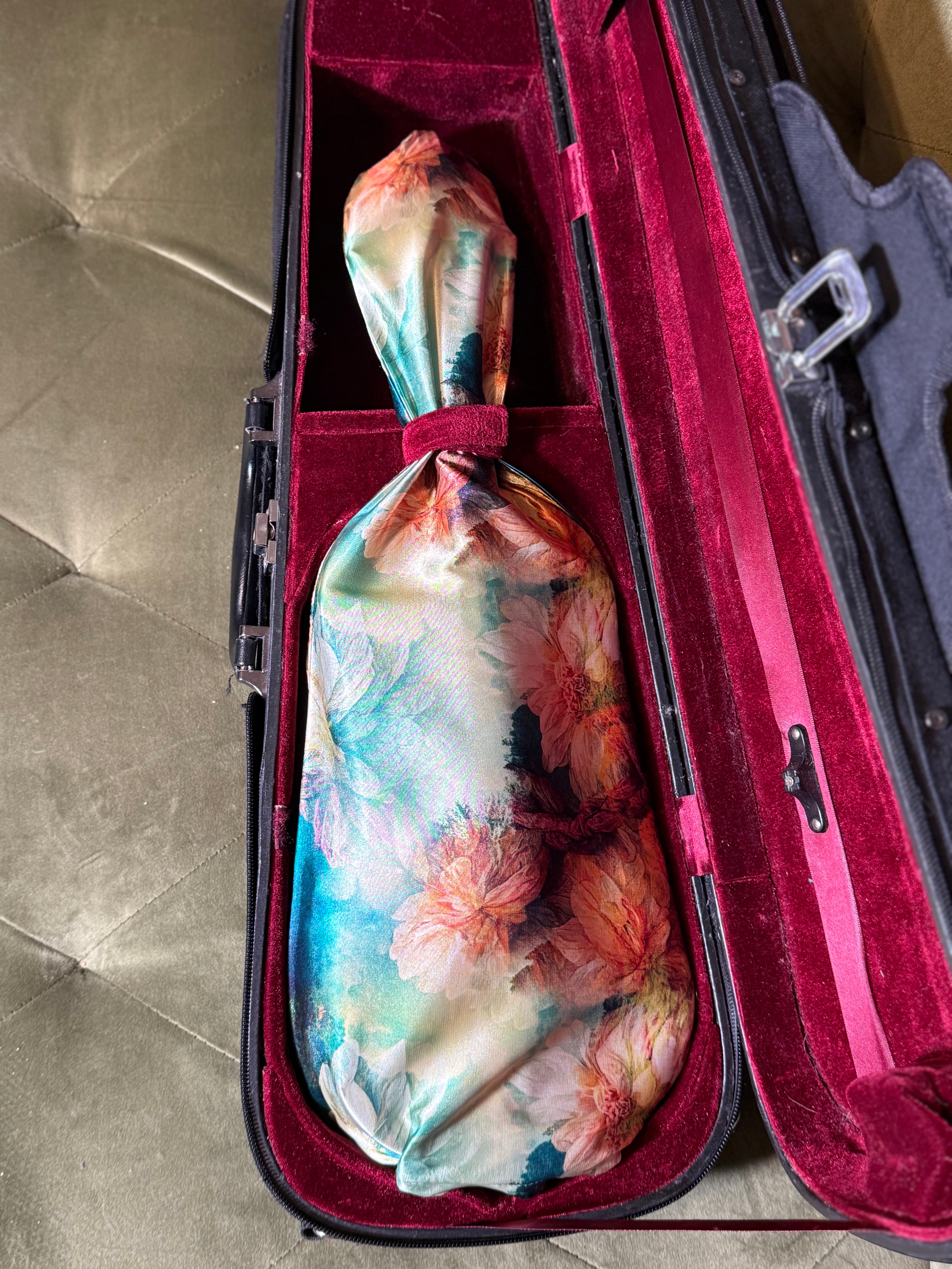 1/4 - 1/2 Size Violin Bag "Baroque Flowers"