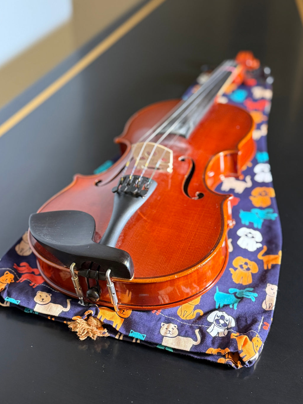1/4 - 1/2 Size Violin Bag "Friendly Pets"