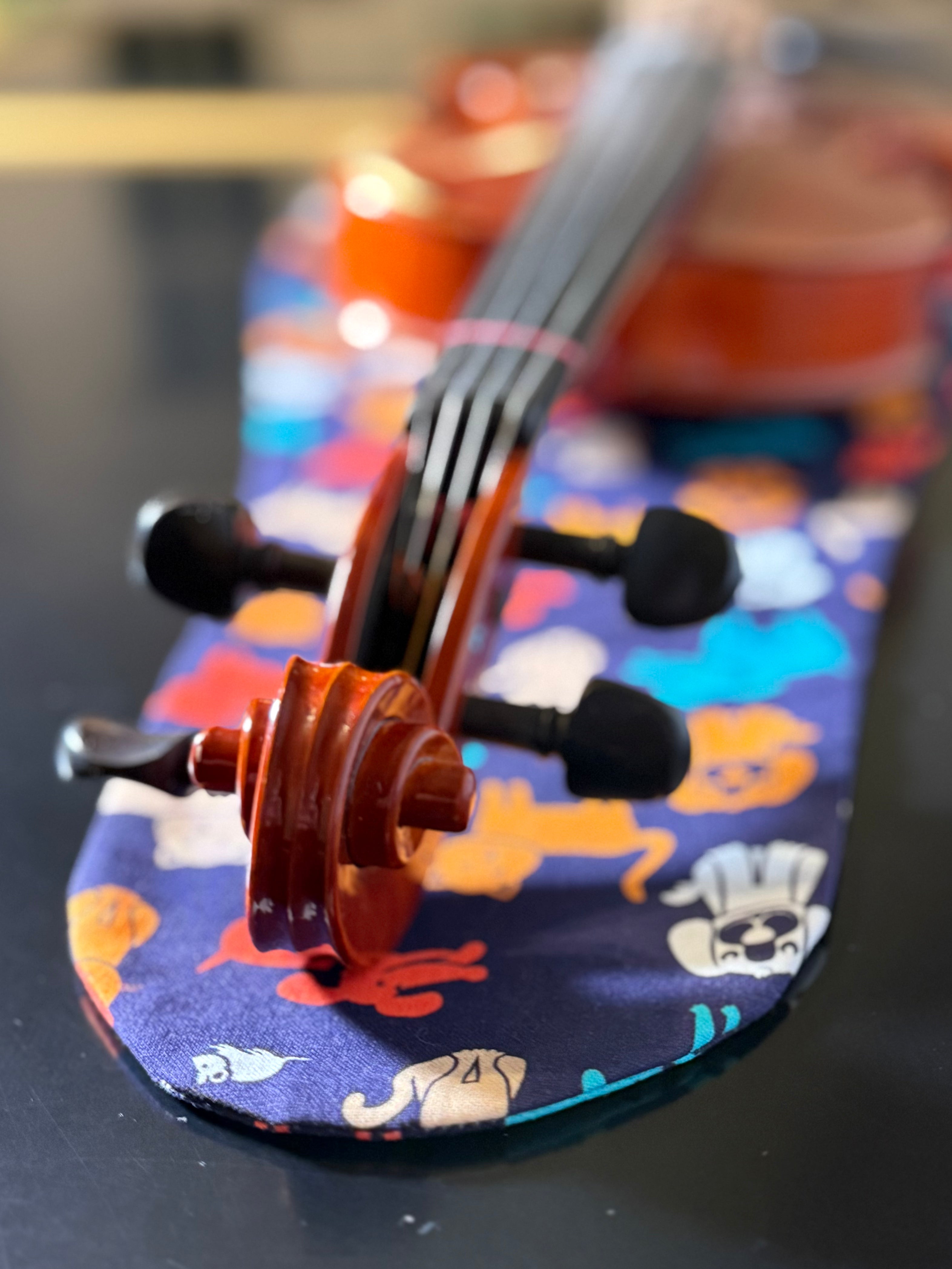 1/4 - 1/2 Size Violin Bag "Friendly Pets"
