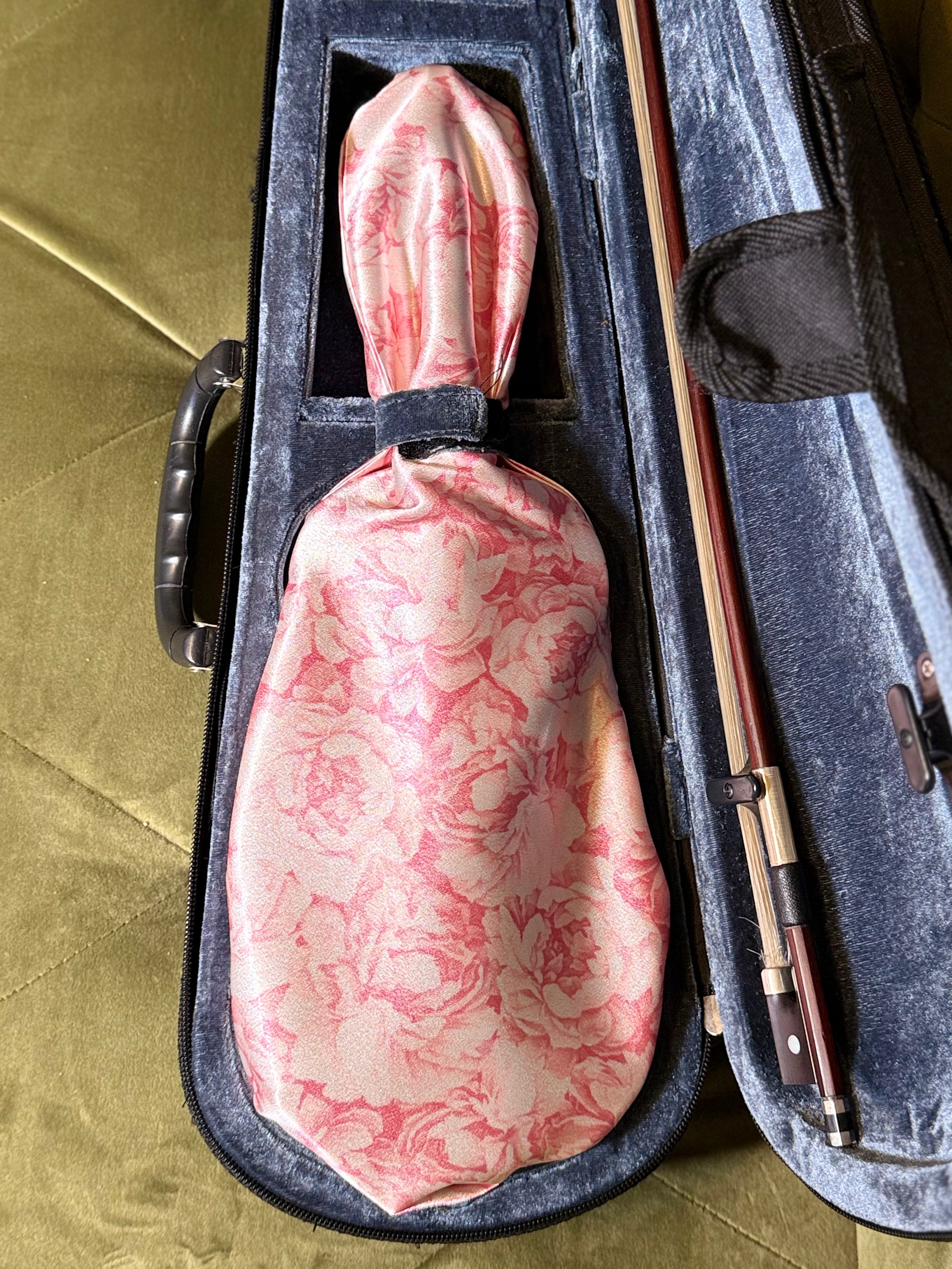 1/4 - 1/8 Size Violin Bag "Tender Roses"
