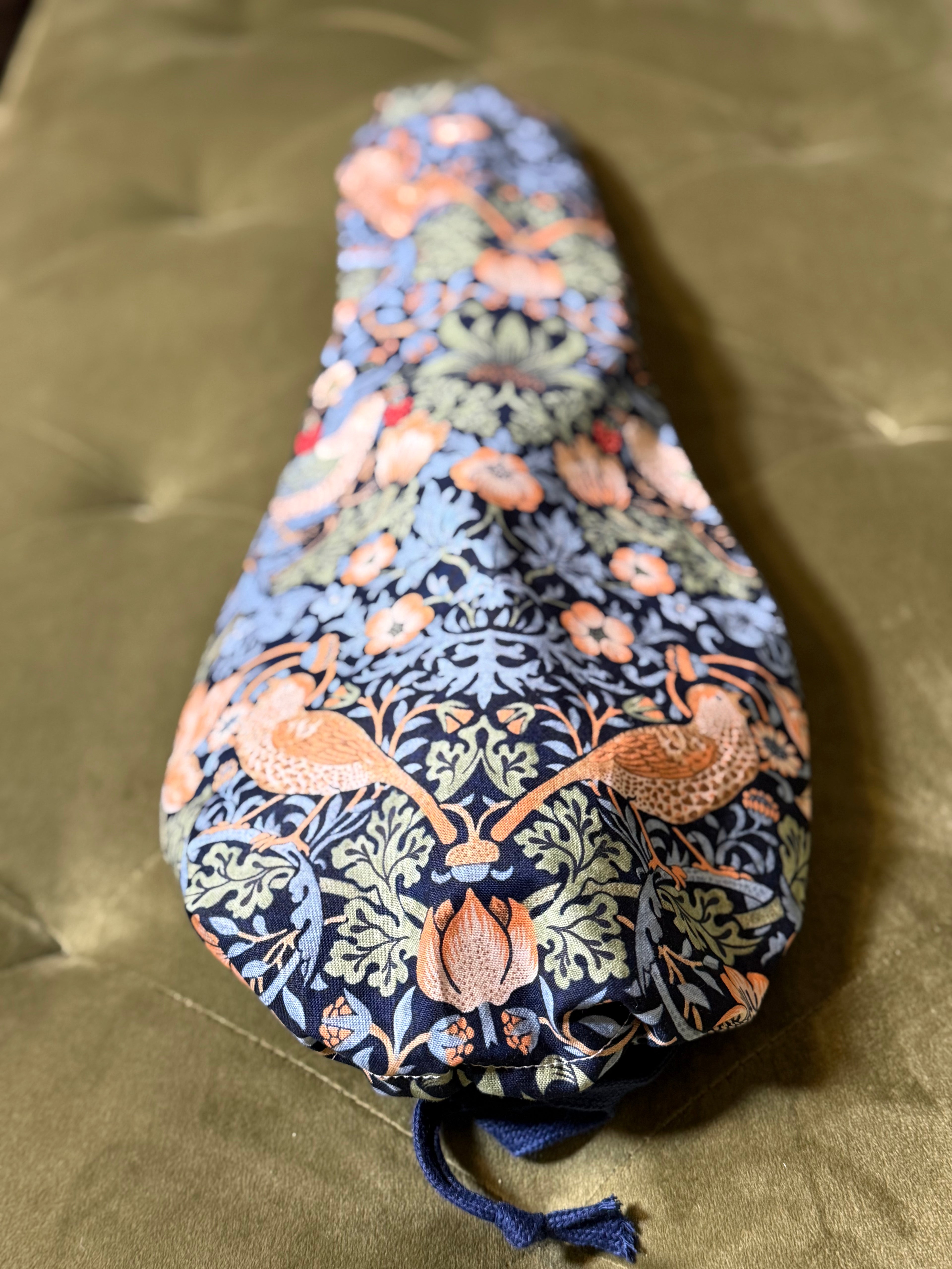 1/4 - 1/8 Size Violin Bag "Baroque Birds in Blue"