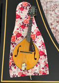 Mandolin/Viola Bag "Silky Roses"