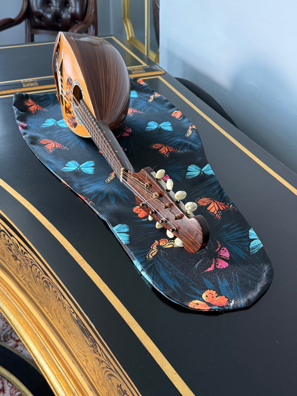 Viola/Mandolin Bag "Midnight Butterflies" 🦋