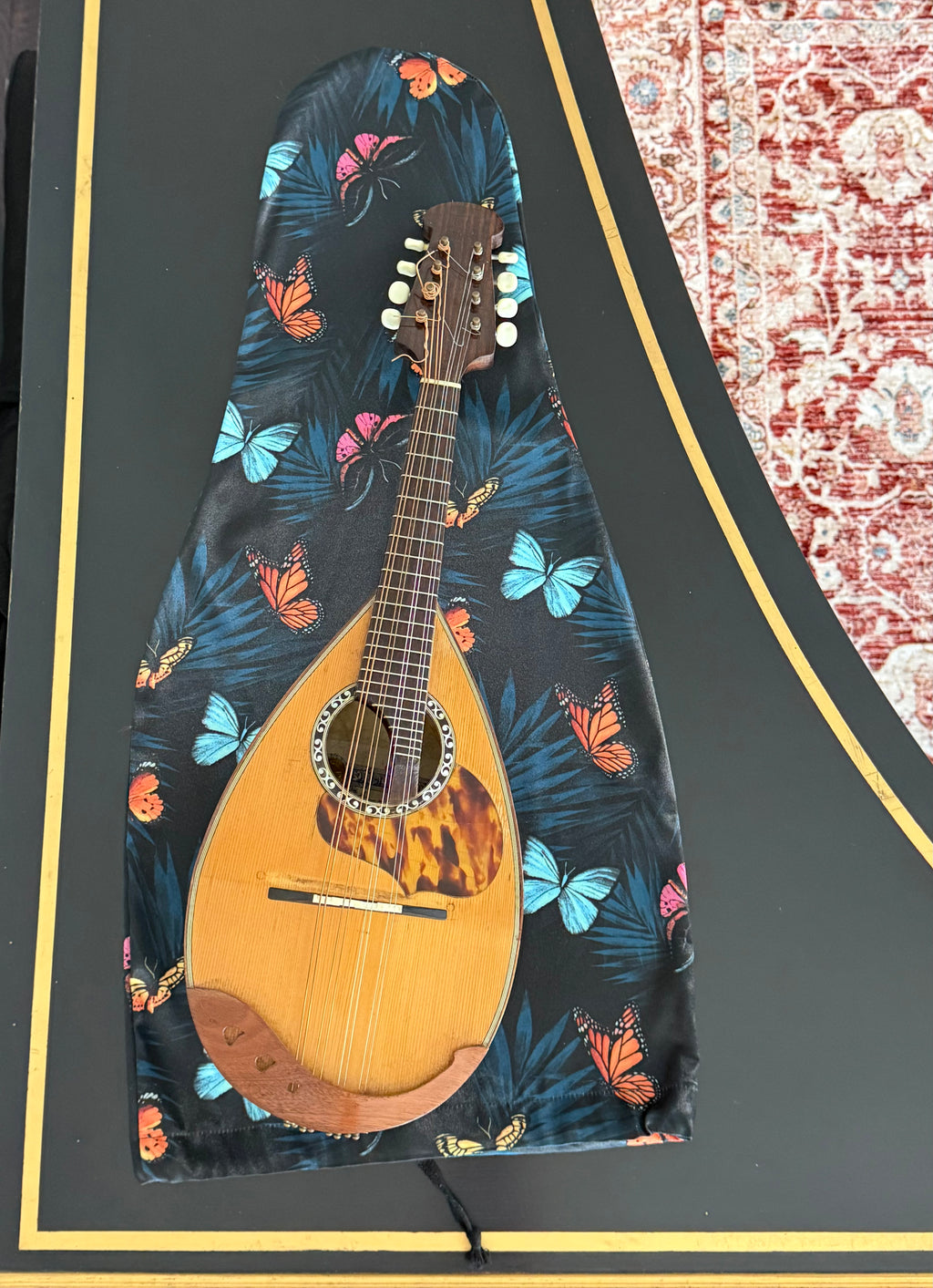 Viola/Mandolin Bag "Midnight Butterflies" 🦋
