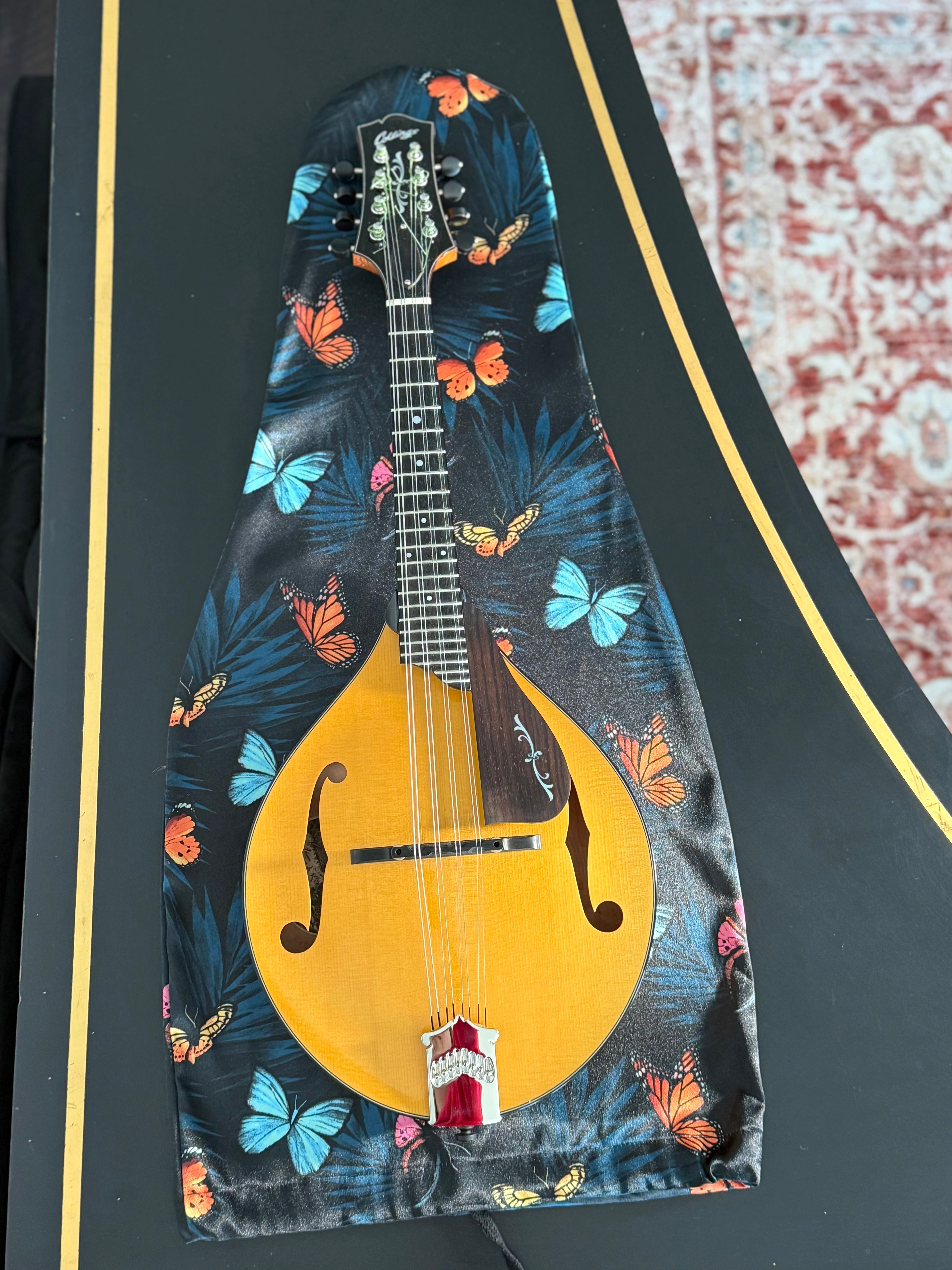 Viola/Mandolin Bag "Midnight Butterflies" 🦋