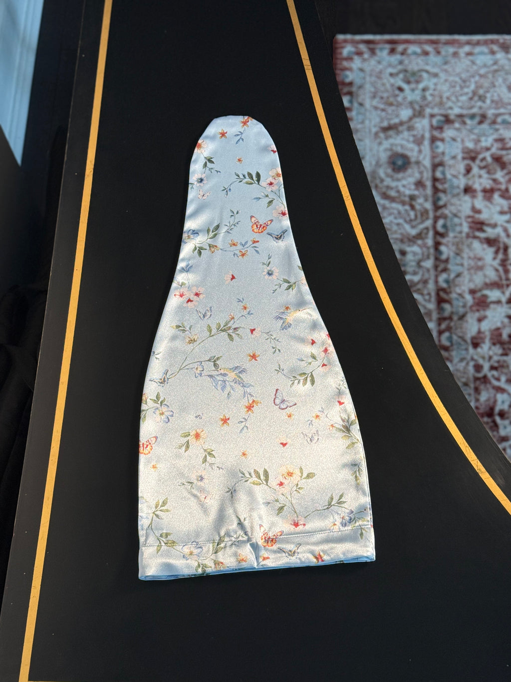 Violin Bag "Hummingbirds in Blue Garden"