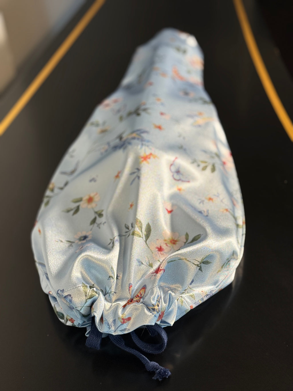 Violin Bag "Hummingbirds in Blue Garden"