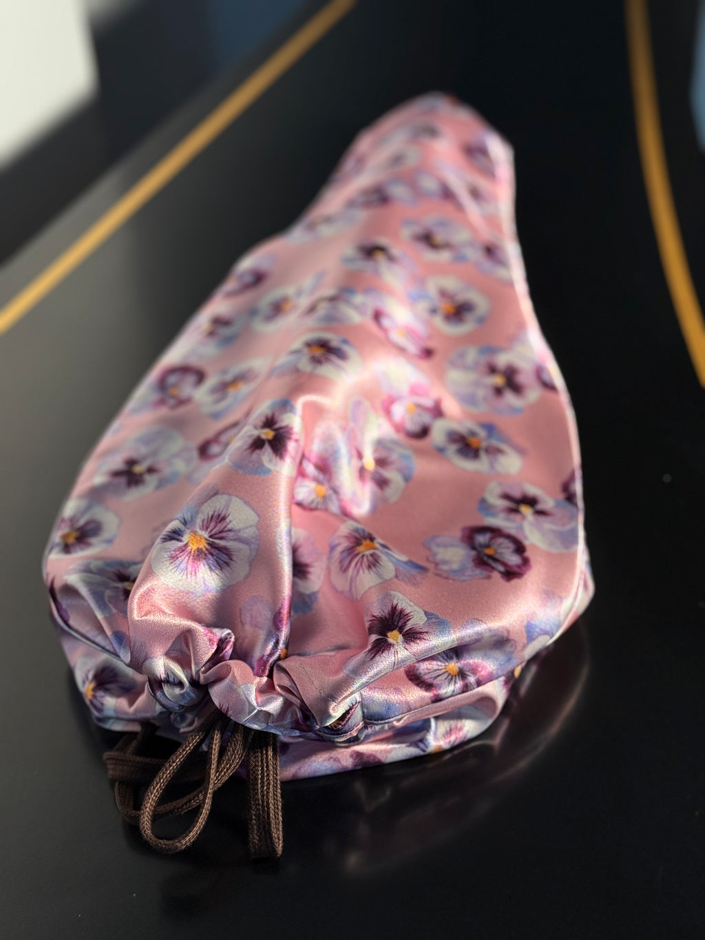 Violin Bag "Dreamy Pansies"