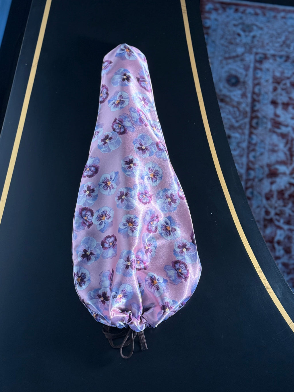 Violin Bag "Dreamy Pansies"