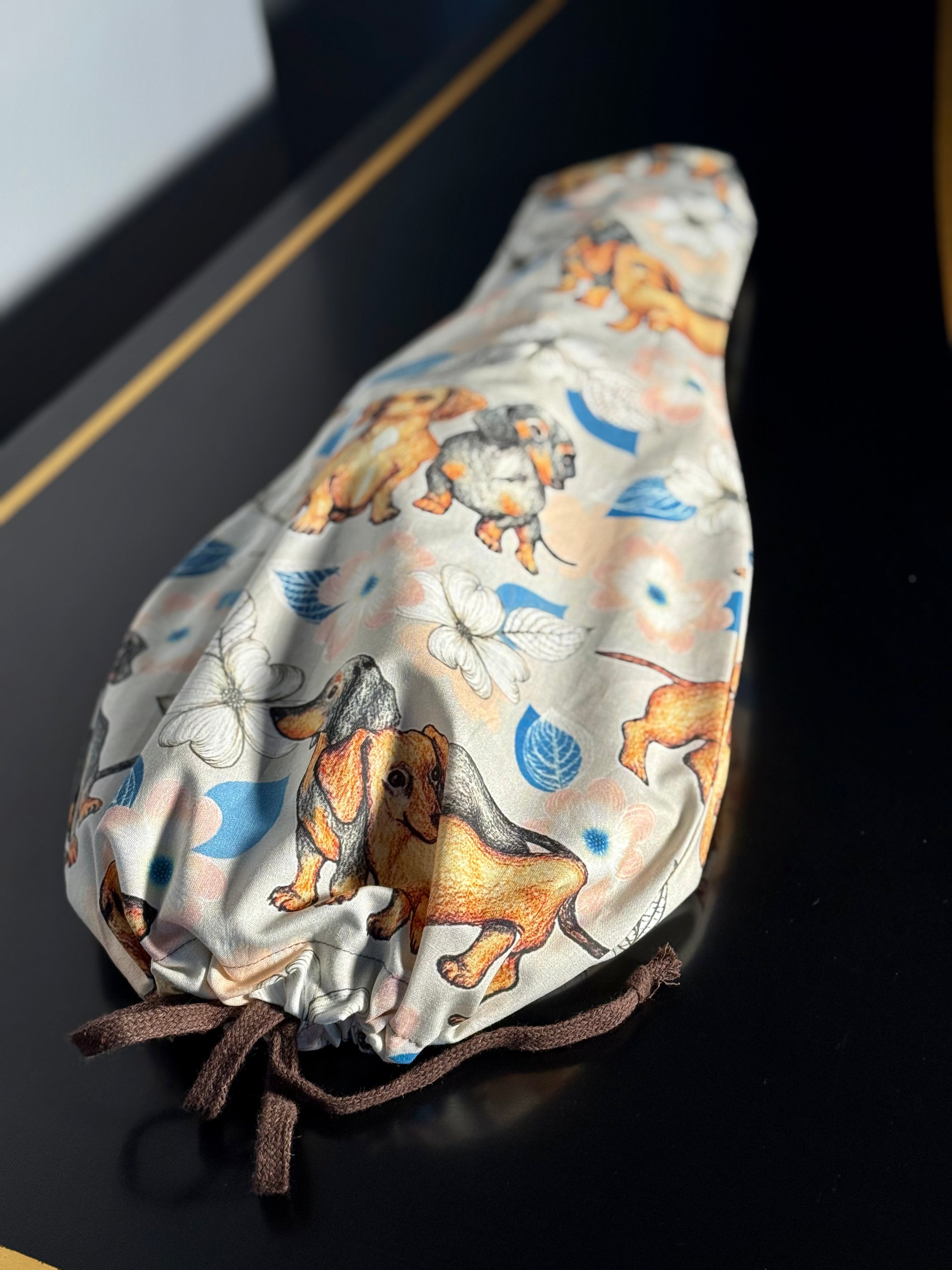 Violin Bag "Dachshund Garden"