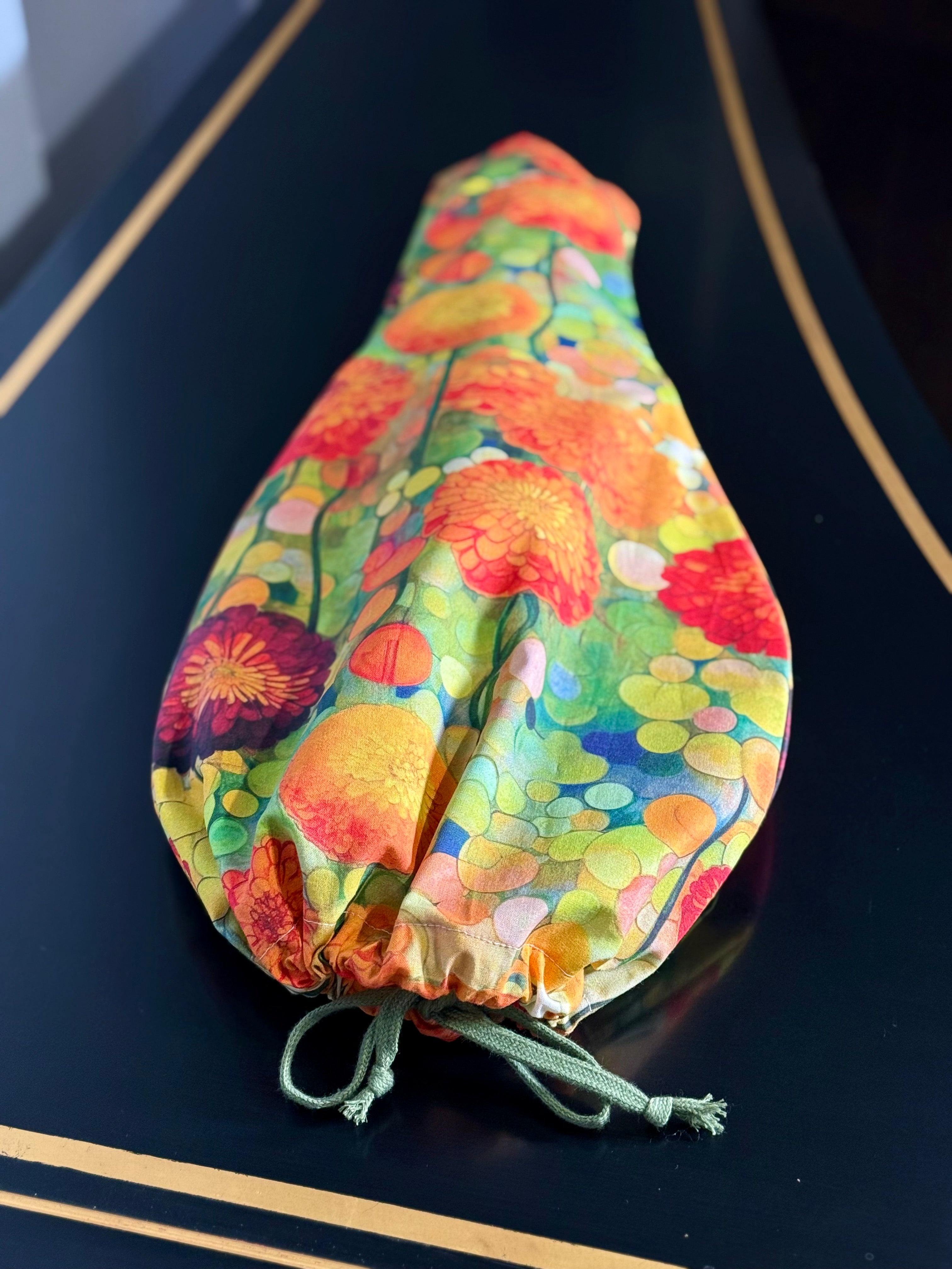 Violin Bag "Bright Zinnias"