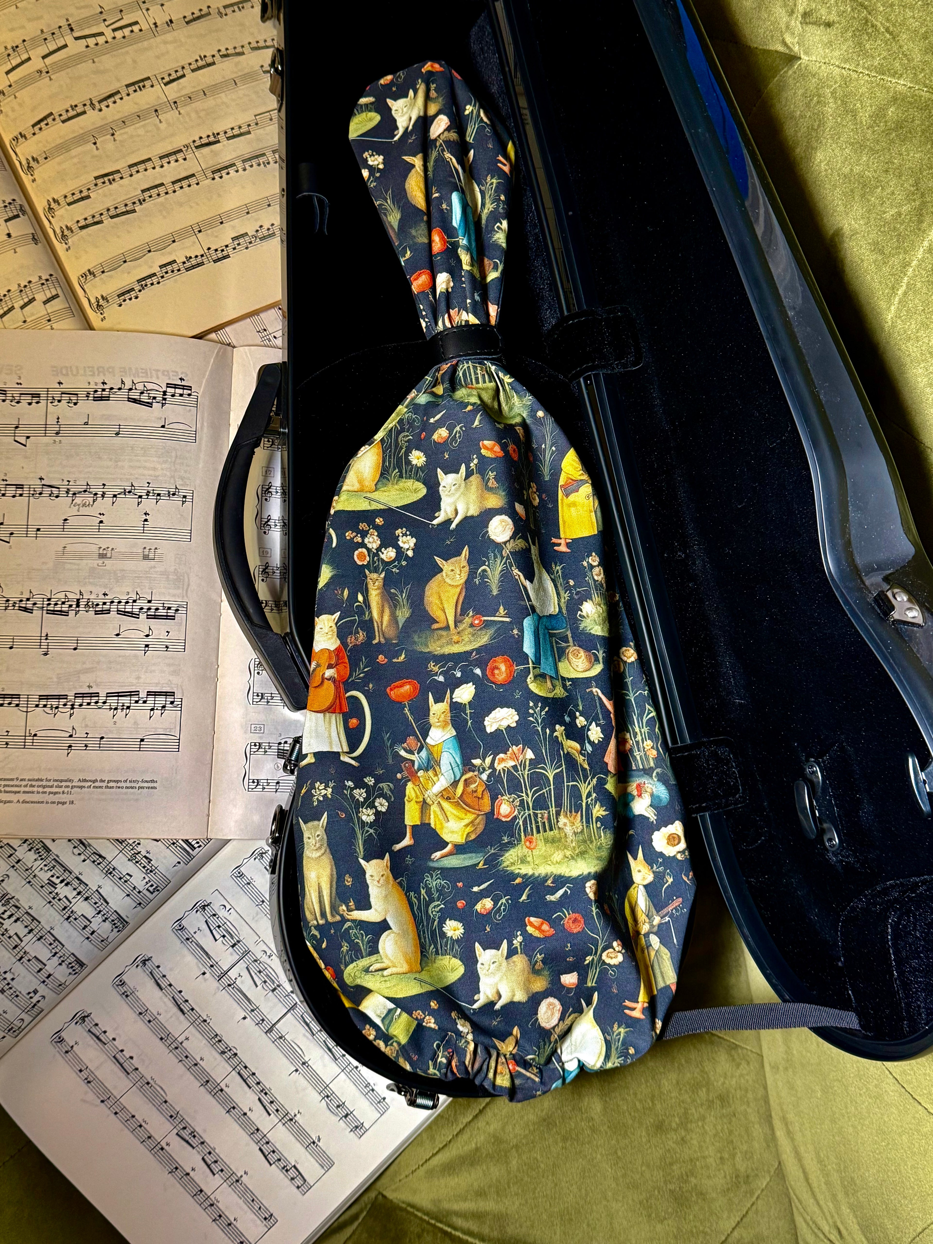 Violin Bag "Bosch Cats"