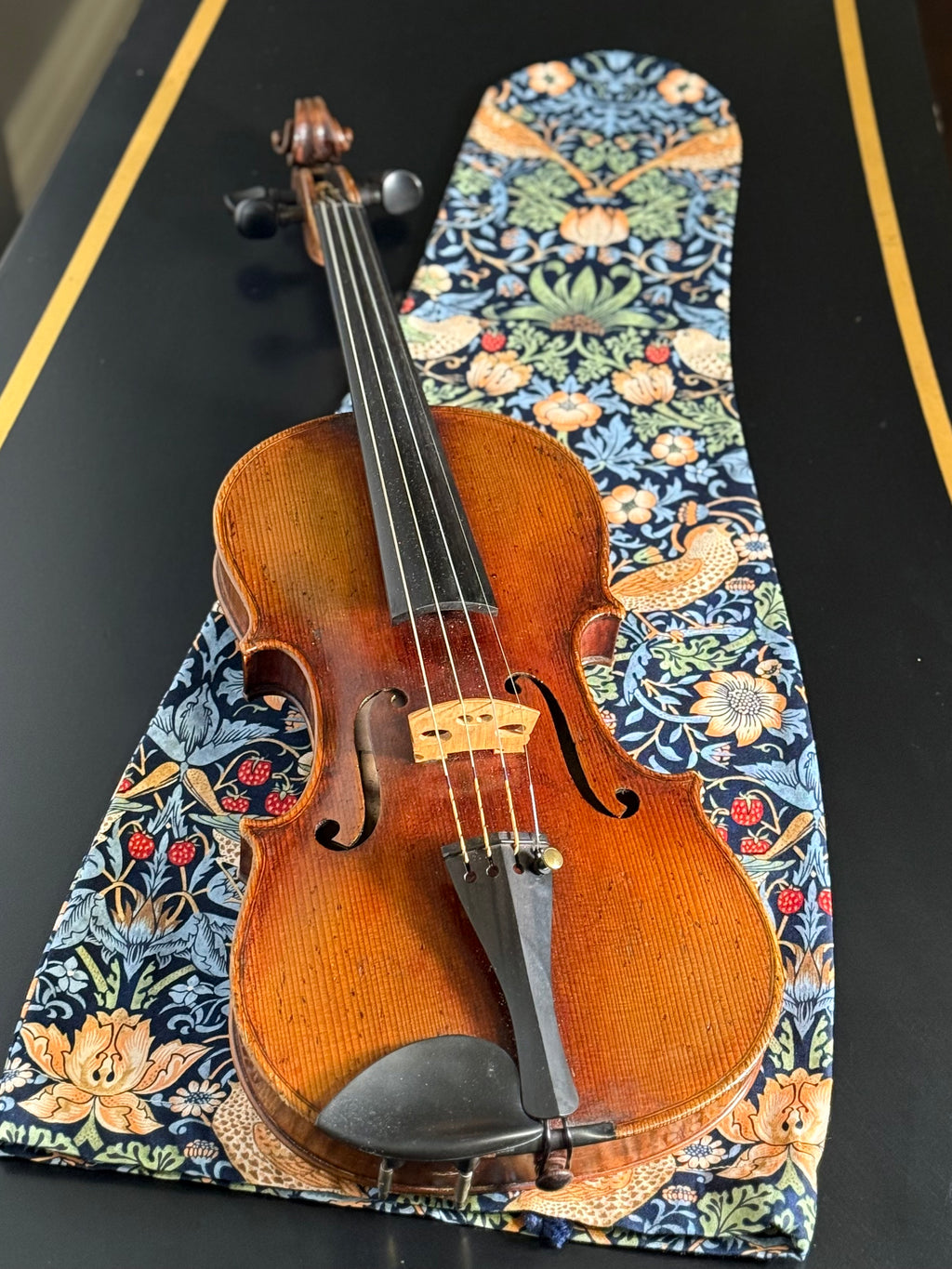Violin Bag “Baroque Birds in Blue” 🎻✨