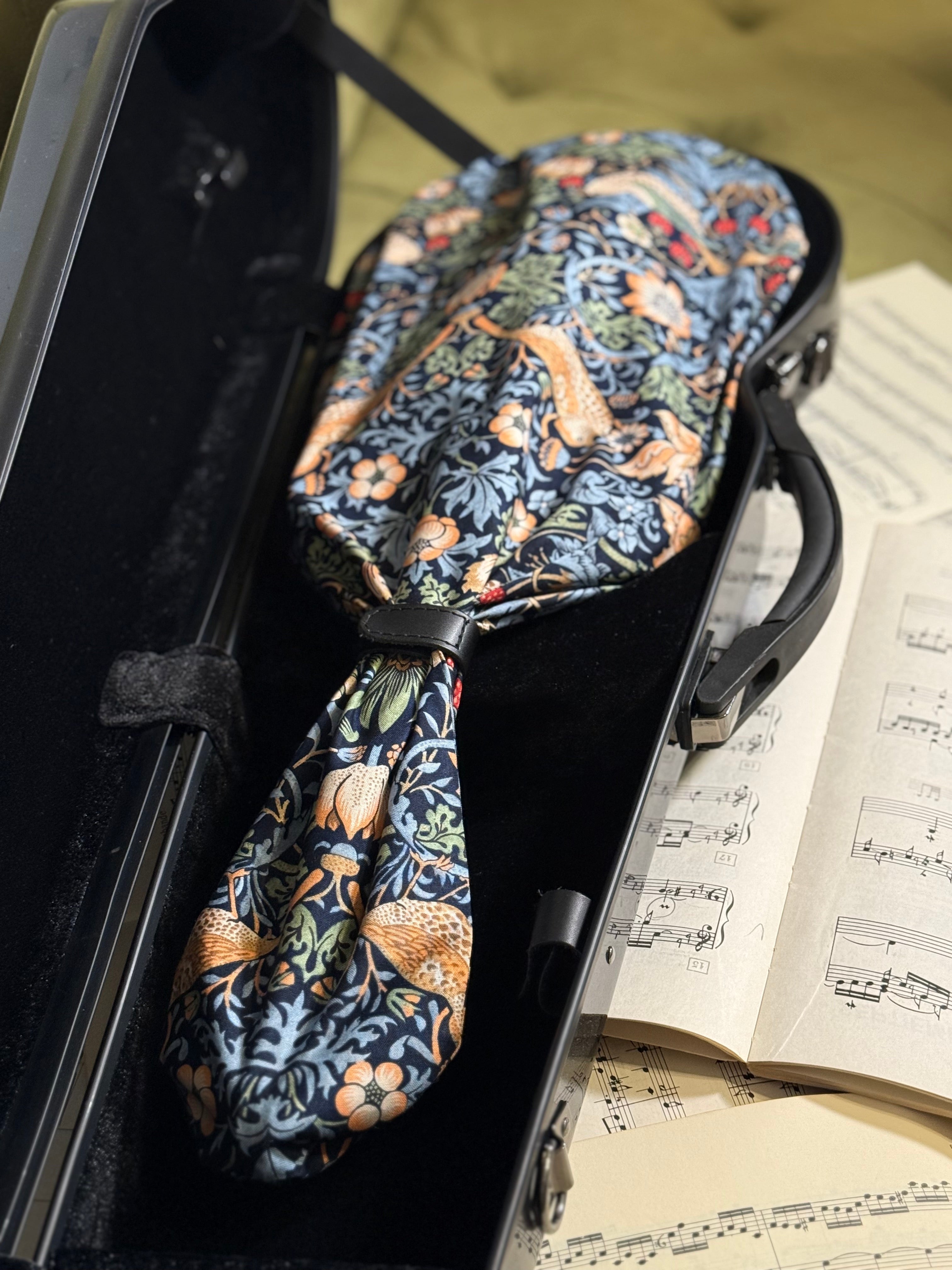Violin Bag “Baroque Birds in Blue” 🎻✨