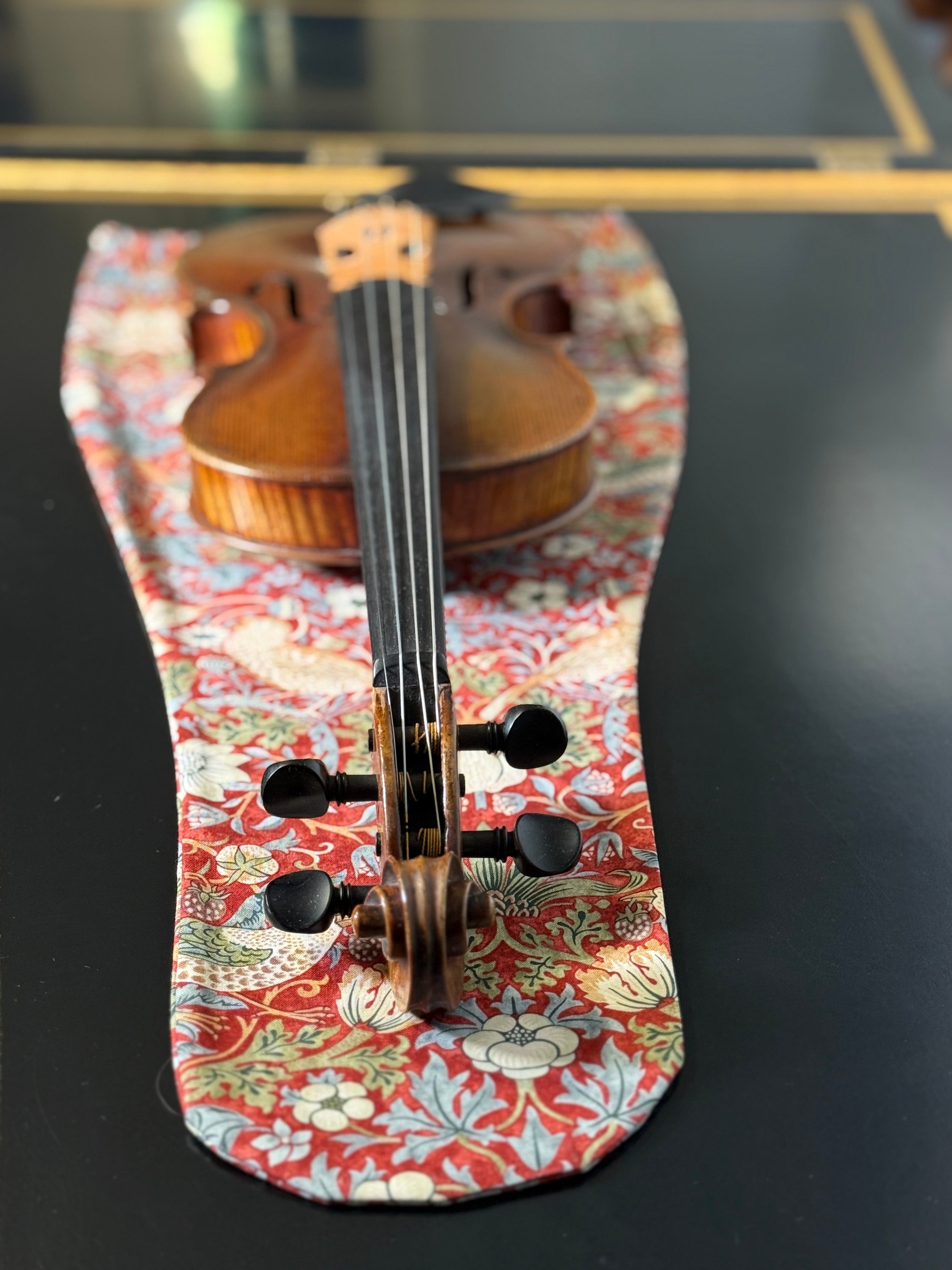 Violin Bag "Baroque Birds in Red"