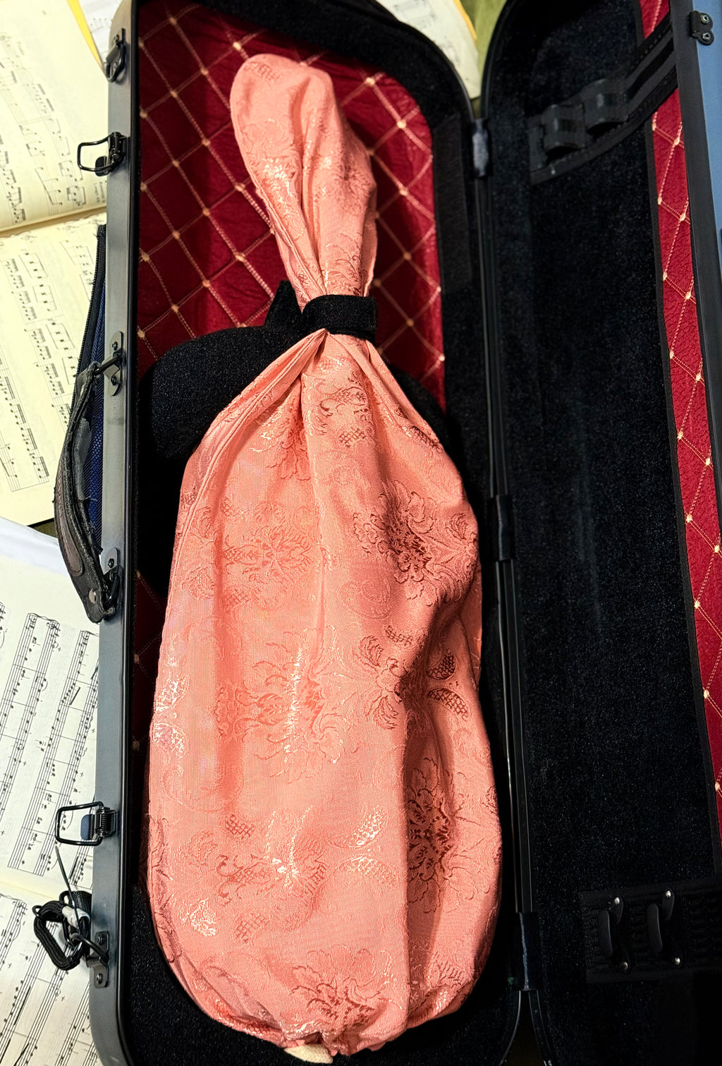 Mandolin/Viola Bag "Soft Blush"