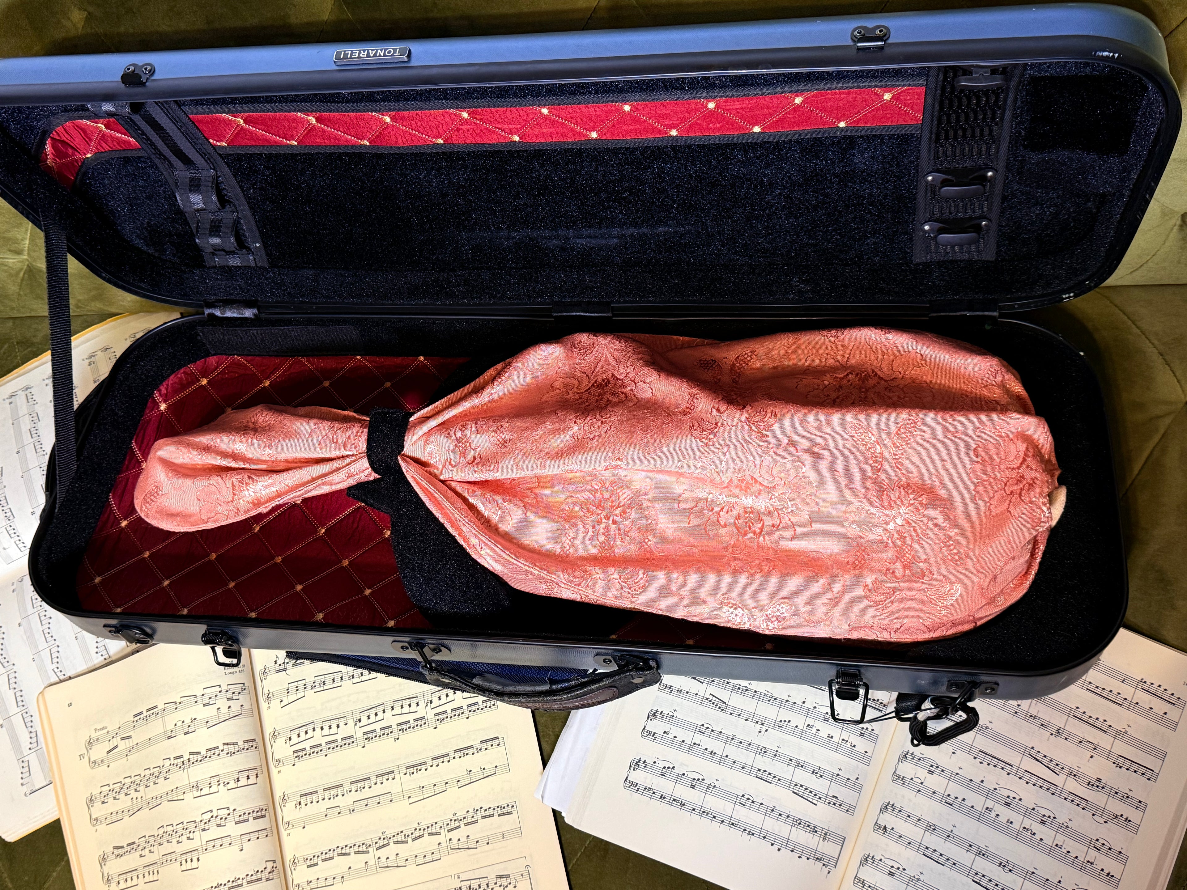 Mandolin/Viola Bag "Soft Blush"