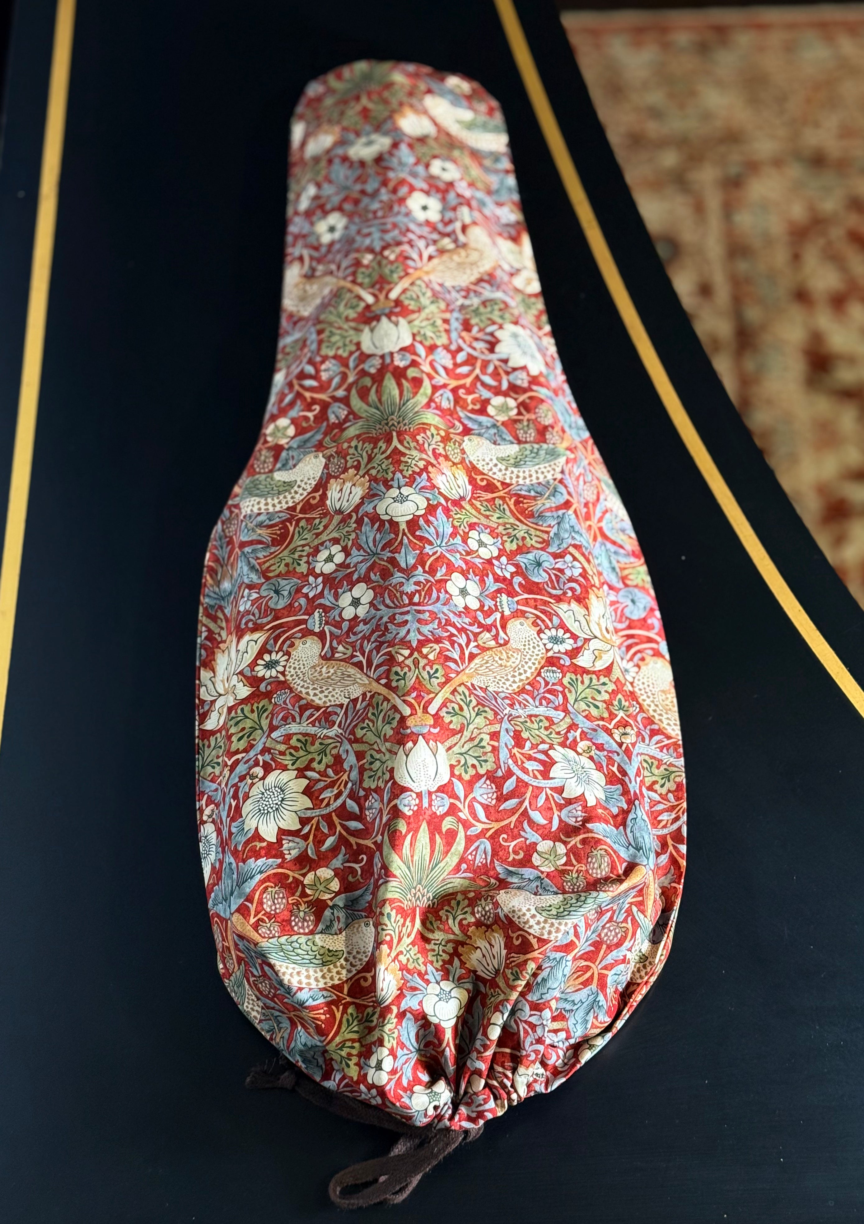 Viola/Mandolin Bag "Baroque Birds in Red"
